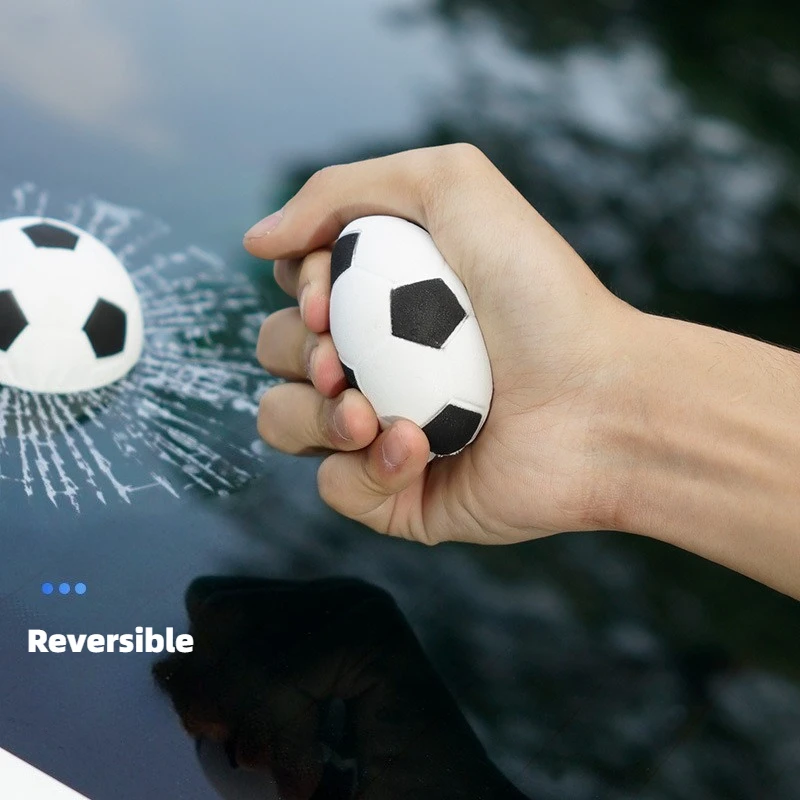3D Stereoscopic Tennis Car Sticker Funny Creative Prank Decoration for Car Windows Golf Ball Design Glass Decal