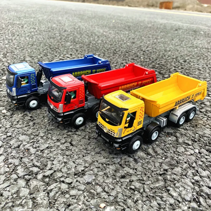 1/50 Oversized dump truck simulation engineering vehicle large truck children\'s transport truck car model boy toy gift B258