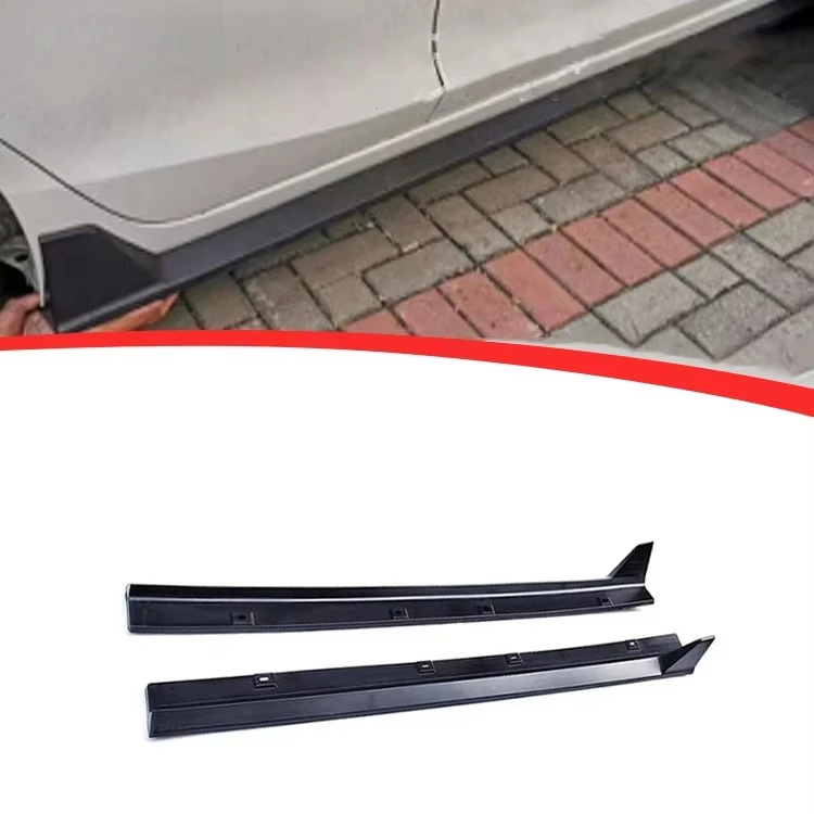 Glossy Matte Black ABS RS Style Car Side Bumper Skirts for Ballade City GN1 GN2 GN3 GN5 GN6 GN7 Sedan Hatchback 2020-2025