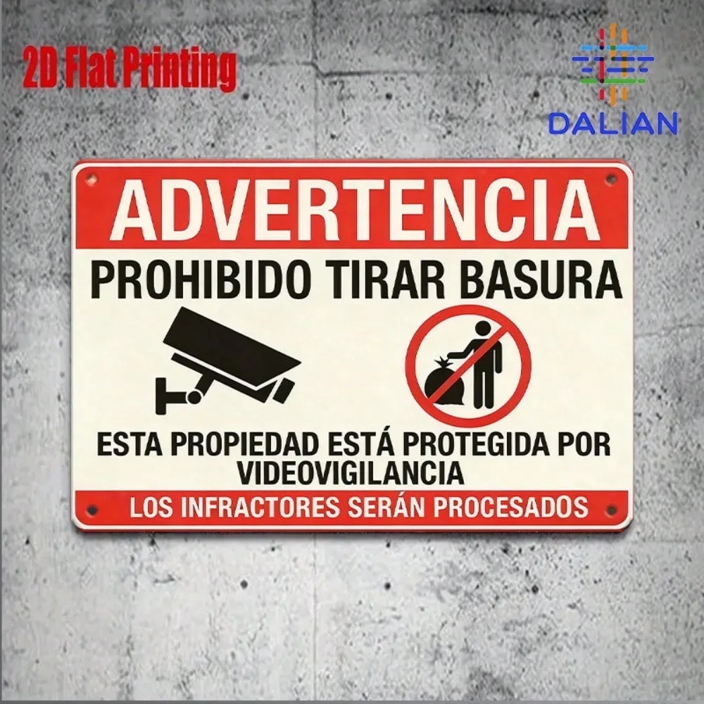 

STOP No Littering Sign Metal Wall Art Vintage 8x12 Inch Flat Warning Sign for Public Outdoor Decor