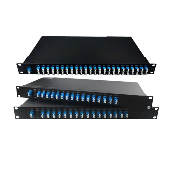 Cwdm Fibra Óptica Multiplexer com Caixa ABS, Equipamentos De Fibra Óptica De Alta Qualidade, Cwdm Mux Demux