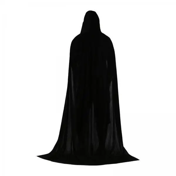 Kids Halloween Long Hooded Velvet Cloak Cape Vampire Devil Outfit for Cosplay Party Dress Up