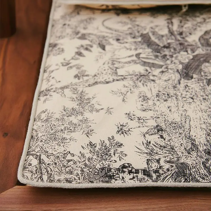 新しい中国式阿羅漢ベッドパームシートクッション、厚みのある滑り止めシンプルパッド、マホガニー無垢材シートクッション