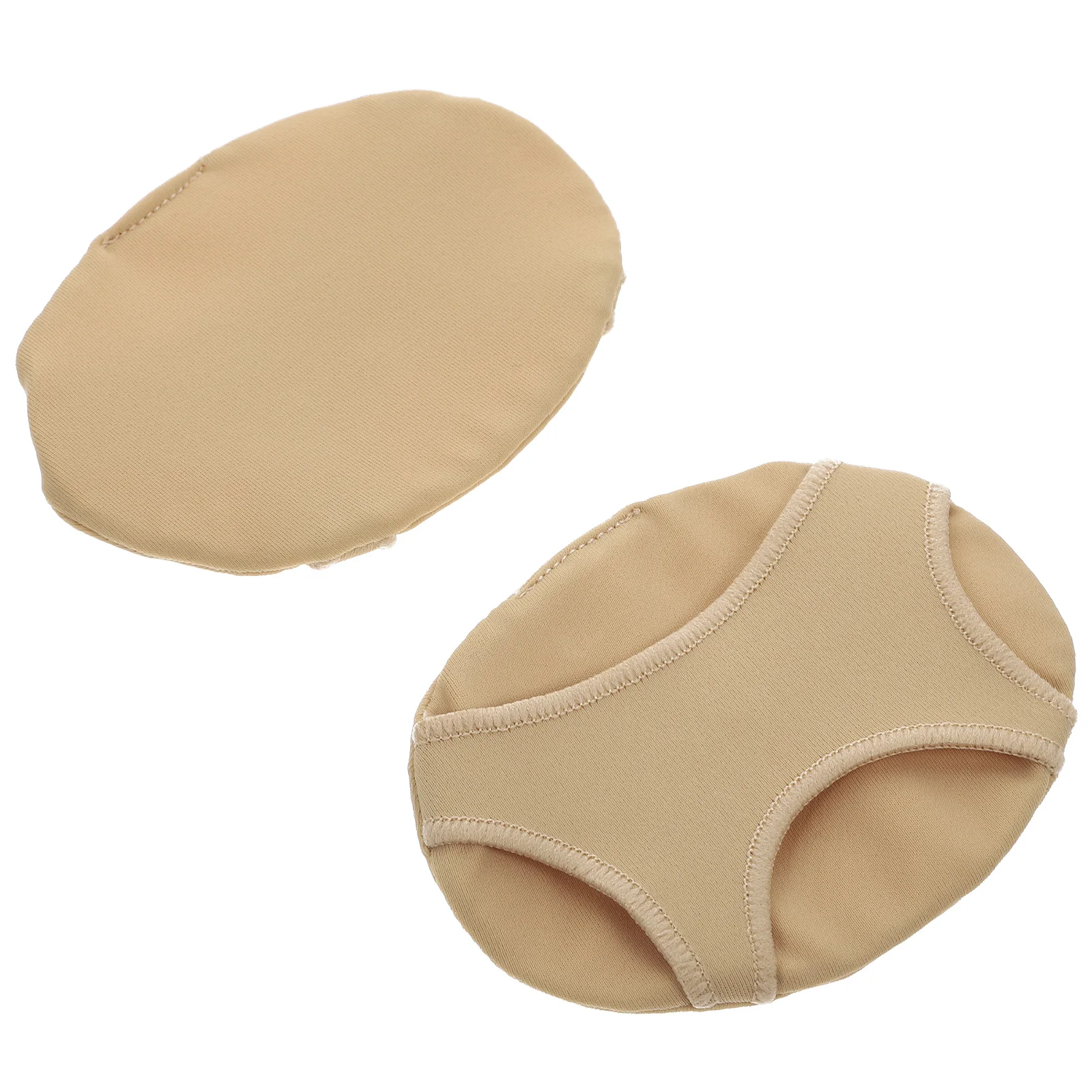 

2pcs Forefoot Half Insoles High Heel Cushions Anti-Slip Shoe Inserts Sweat Absorbent Front Foot Pads Comfortable Elastic Insole