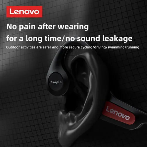 Imagen 2 del producto Lenovo X4 Bluetooth 5,1 conducción ósea inalámbrica auriculares de calidad de sonido de alta fidelidad auriculares de baja latencia auriculares deportivos