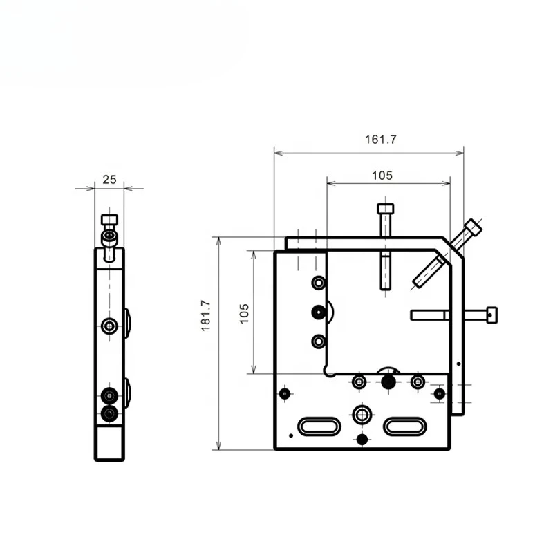 3A-200034 A-ONE Nice Quality Stainless Steel Wire Edm Clamp with Max. Load 3kg