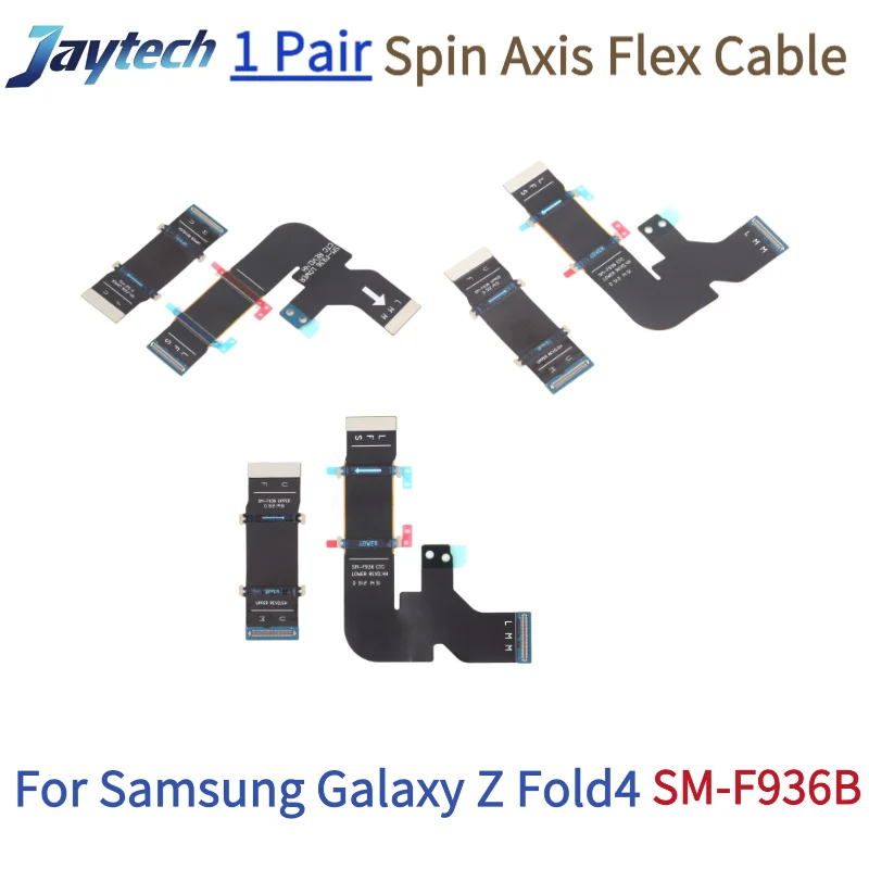 1 пара гибких кабелей оси отжима для Samsung Galaxy Z Fold 4 SM-F936B, запасная часть для ремонта