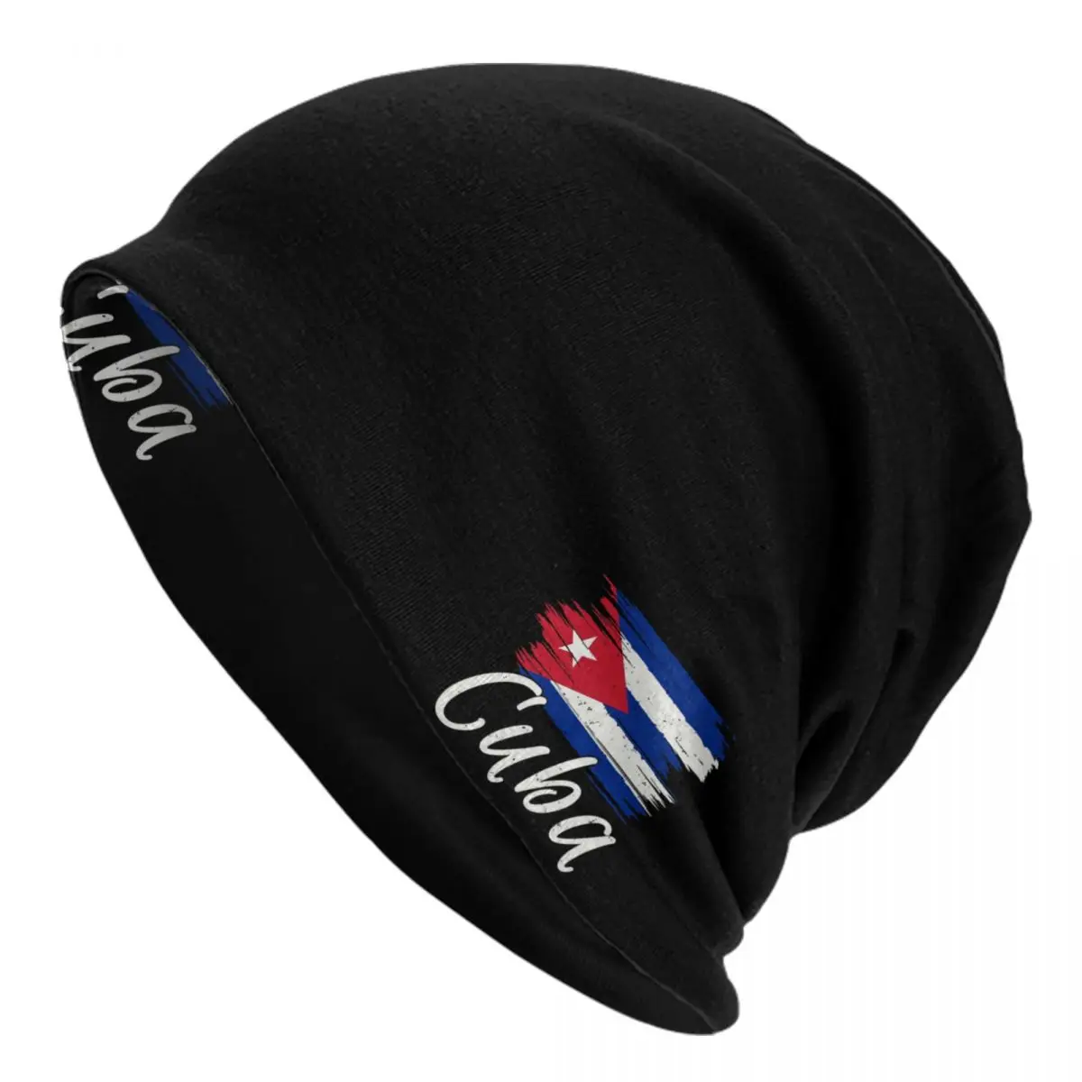 Custom Cuba Cuban Havana Flag Skullies Beanies Caps Unisex Knitting Ha Street Adult Cuban Patriotic Bonnet Hats Outdoor Ski Cap