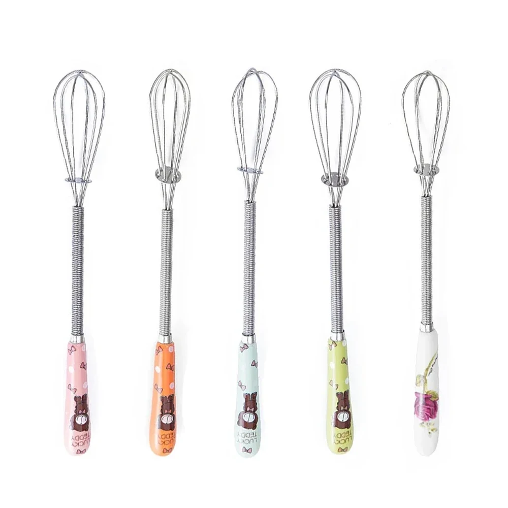 

Egg Whisk Keuken Gadgets Mutfak Aksesuarlari Mini Processador Manual Batidor De Leche Mixer Liquidificador