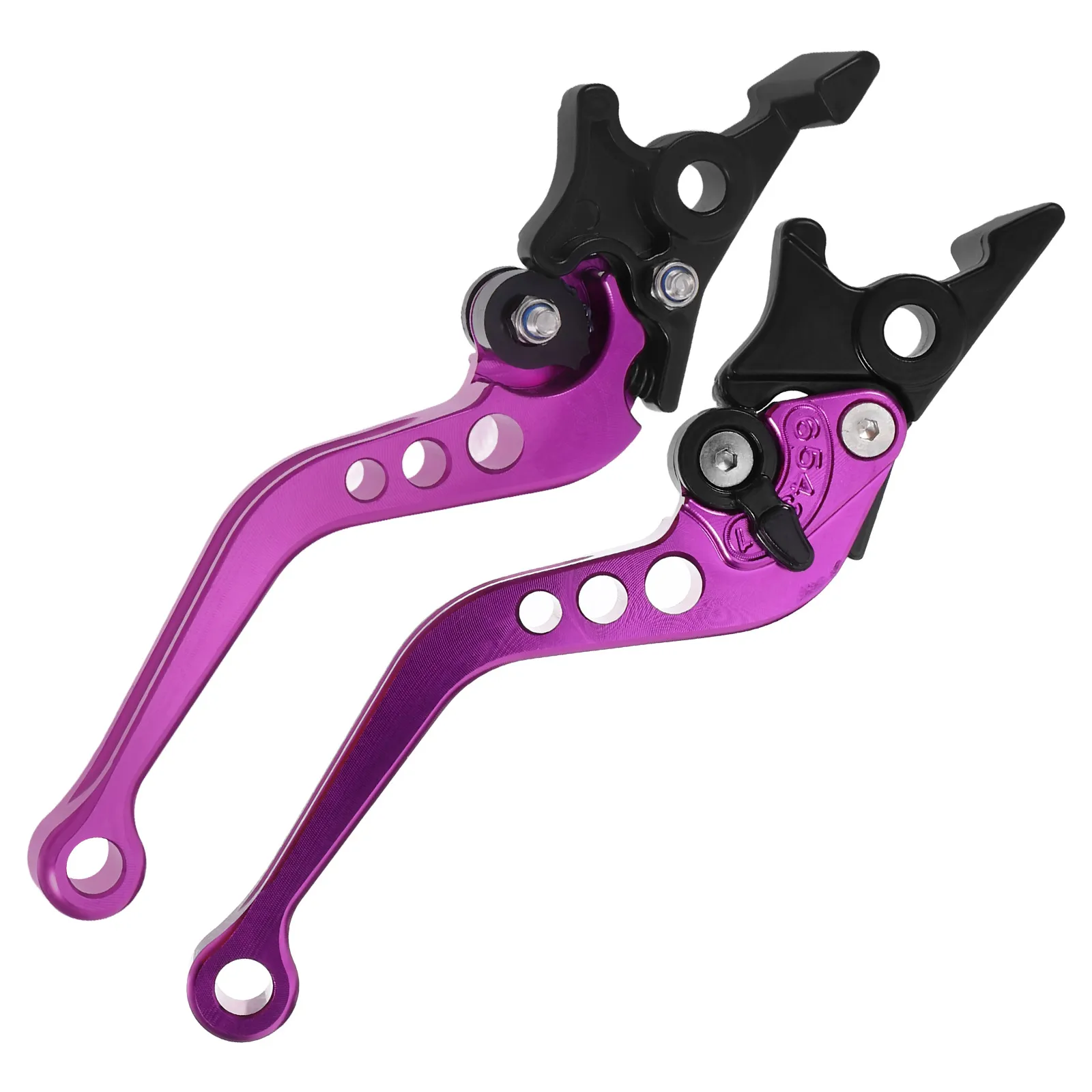 

2 Pcs Brake Lever Motorcycle Handle Handlebar Levers Motorbike Clutch Aluminum Alloy