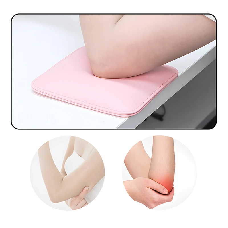 Ellipsoid Microfiber Leather Elbow Rest Pad Professional Non-Slip Nail Technician Hand Rest Pillow For Nail Manicure Elbow Pad