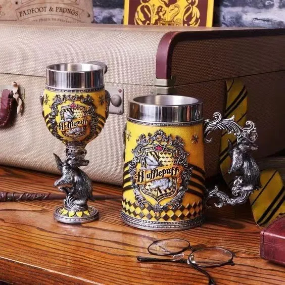 Hot Harrying Potters Hogwarrts Flame Cups Tea Cups Mug Coffee Goblet Decoration Model Collection Merchandise Adult Christmas Gif