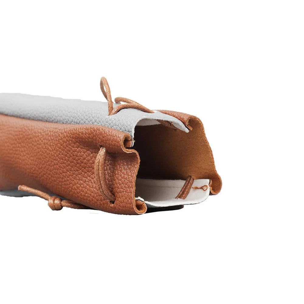Portable Leather Pipe Storage Pouch Drawstring Tobacco Pipe Accessories Organizer Bag  Fashion Smoking Pipe Holder Carry Pouch