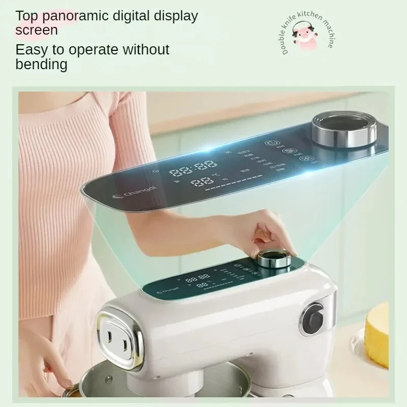 Dual Blades, Automatic Kneading Large Touchscreen and DC Motor for Quiet Operation