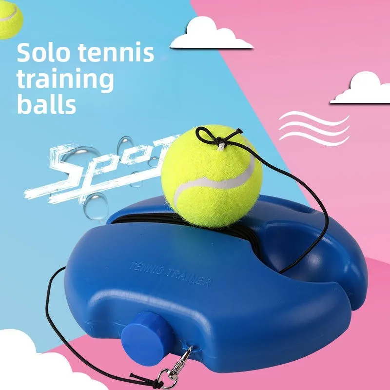 

Training Primary Tool Exercise Tennis Ball Self-study Rebound Ball Single Player Tennis Training Base Tennis Trainer with Rope