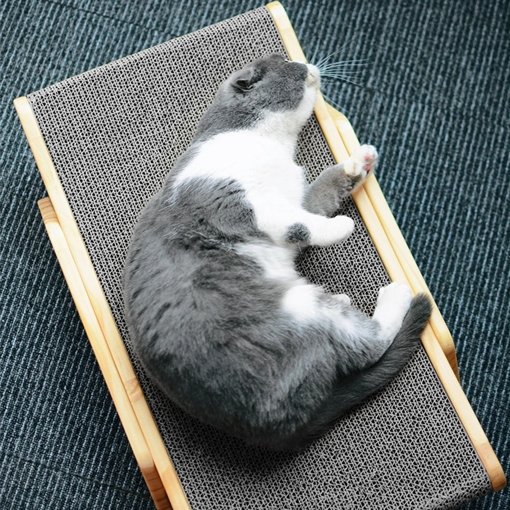 

Wood Anti Cat Scratcher Cat Scratch Board Bed 3 In 1 Pad Vertical Pet Cat Toys Grinding Nail Scraper Mat Training Grinding Claw