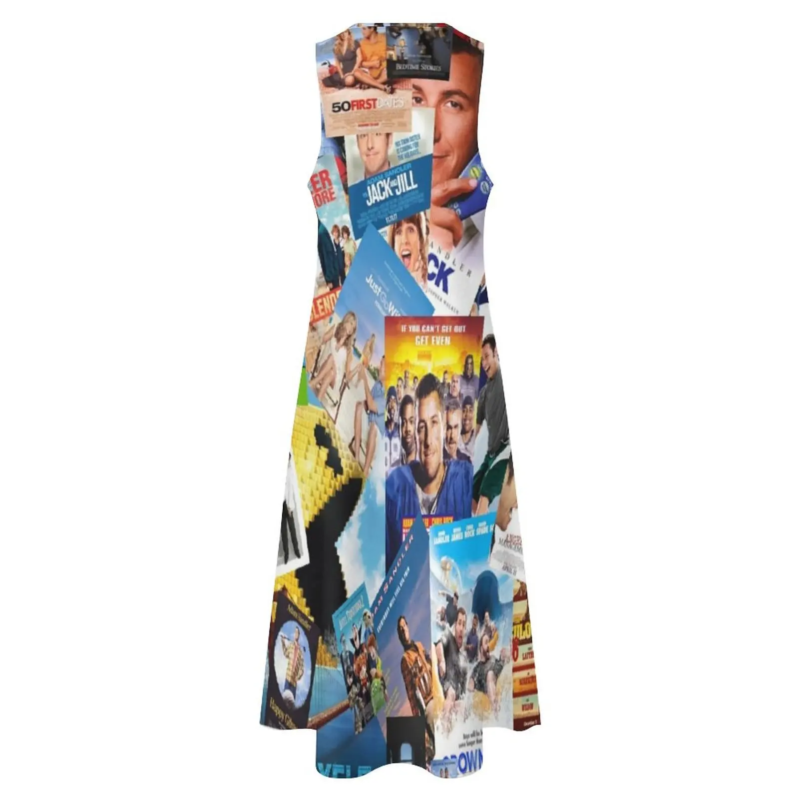 Adam Sandler Collage Langes Kleid Kleid Frau Kleider für Hochzeit Party Luxuskleid