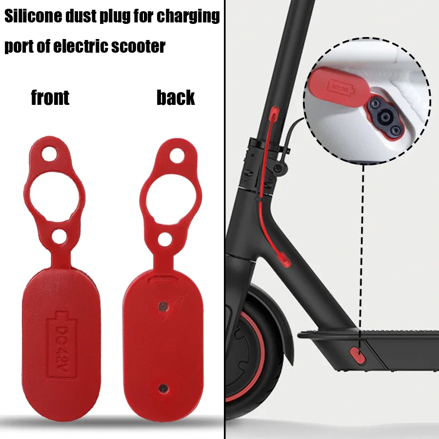 Magnetic Rubber Battery Charge Port Cover for Xiaomi M365 1S Pro Pro2 Waterproof Dust Plug Electric Scooter Accessories Parts