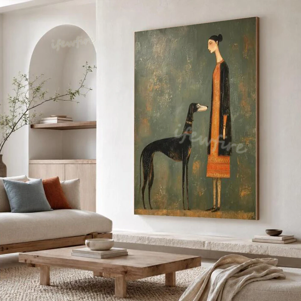 peinture-a-l'huile-abstraite-100-faite-a-la-main-sur-toile-tableau-mural-moderne-sur-le-theme-'j'aime-les-animaux-de-compagnie'-pour-la-decoration-du-salon-cadeau-ideal