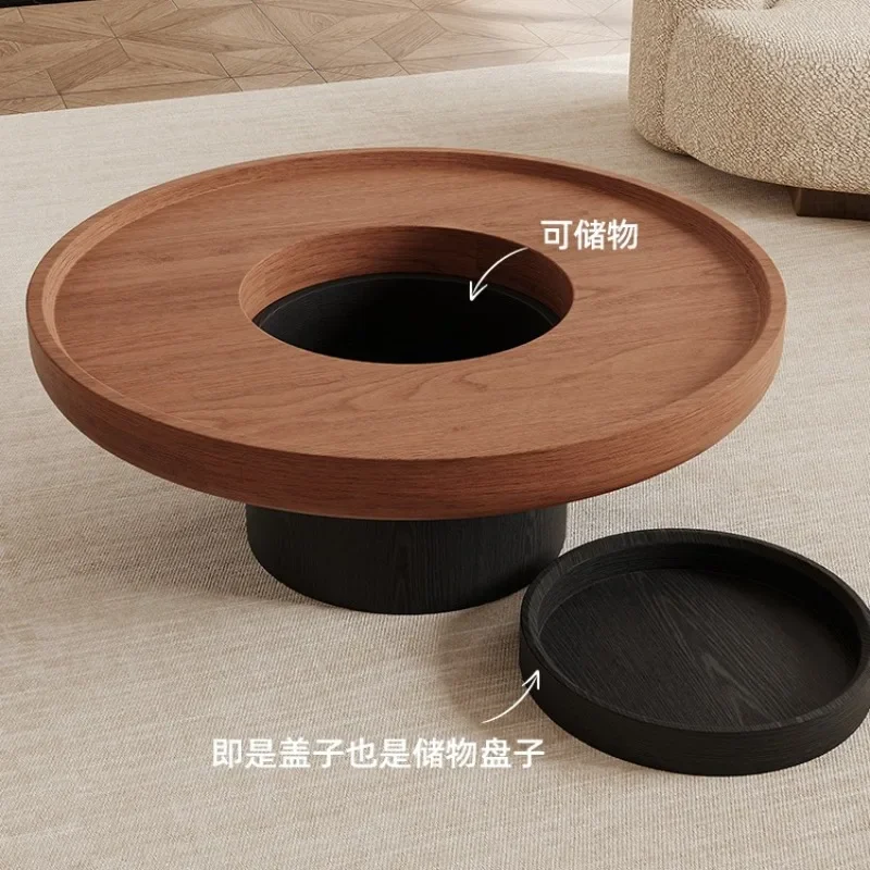 Round creative living room household small apartment, high-end side table