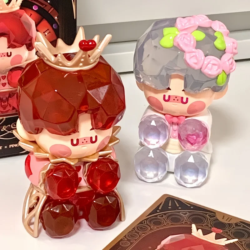 P37Jelly Optimic & Rotterdam Kle Series Anime Figure Modèle, Boîte ennemi faite à la main, Décoration Kawaii, Ornement mignon, Jouets pour enfants, Cadeau d'anniversaire