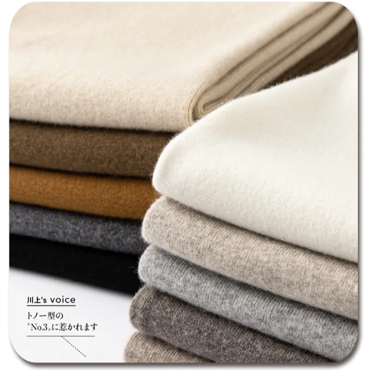   Taille haute tricoté laine pantalon à jambes larges femmes automne hiver Long pantalon décontracté confortable Fem pantalon