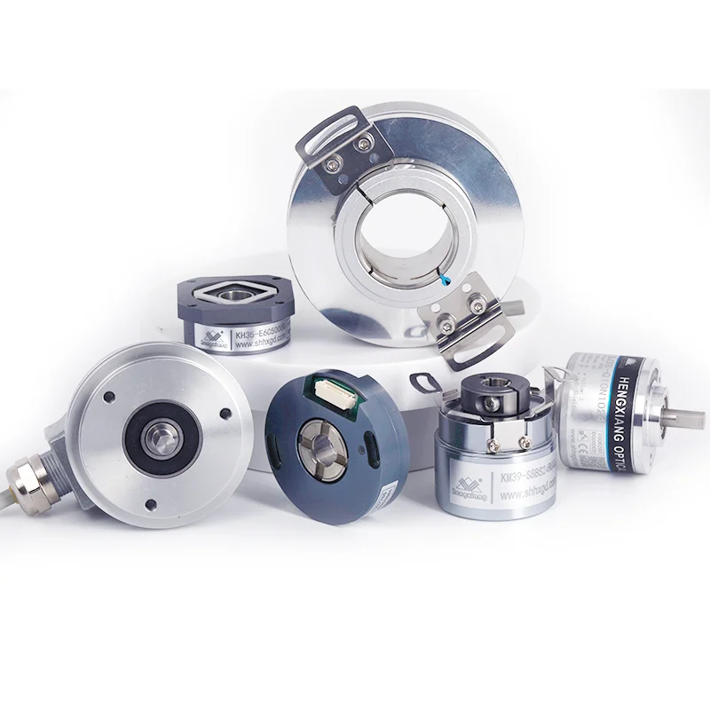 GOOD HENGXIANG Optical Encoder MAX 32-bit 55mm RS485 Spring Plate Type IP50 DC5V/DC8-24V Sensor UV Machine XP600 500MM Wire Leng