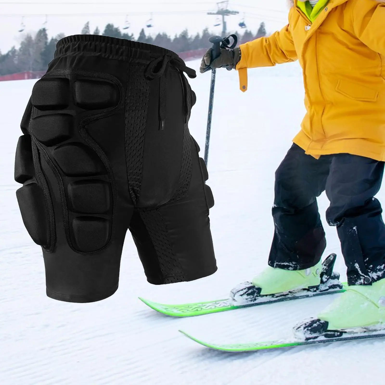 Kunstschaatsen Gewatteerde shorts Stuitjebeschermer Broek voor volwassenen Veelzijdige beschermende uitrusting voor skateboarden Sport Snowboard