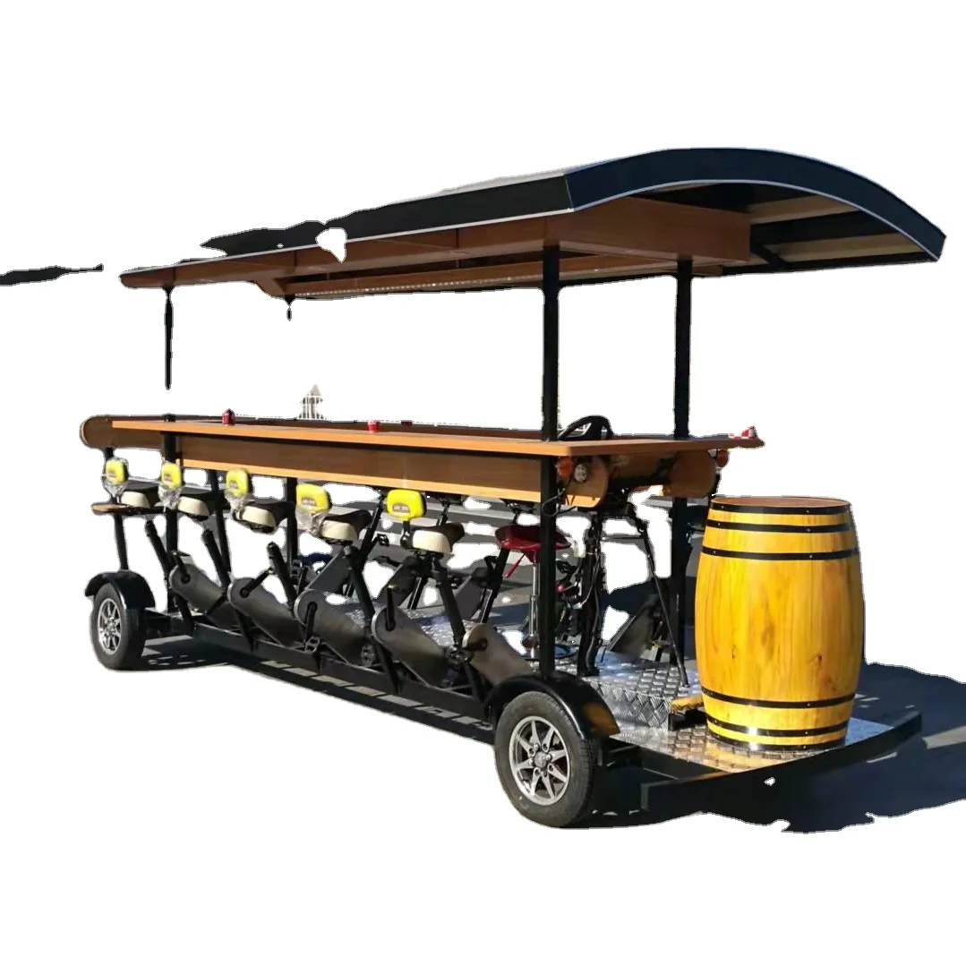 Beer Bar Scenic Fitness Sightseeing Mobile Cycling Bike Multigiocatore Ciclismo Caffè Bike Party Car
