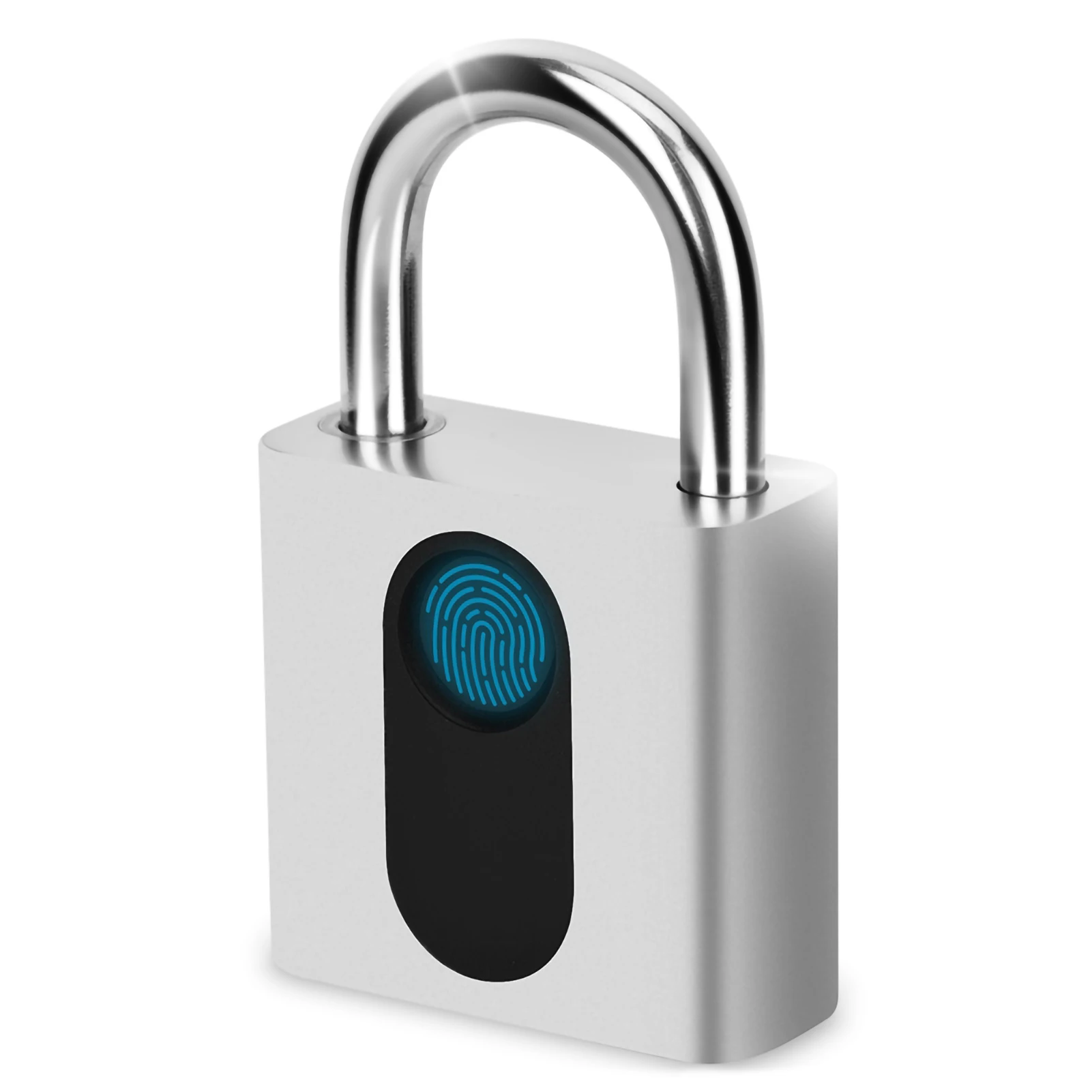 قفل بصمة ذكي عالمي بدون مفتاح قفل باب سريع فتح مقاوم للماء وقابل لإعادة الشحن لحماية سلامة صالة الألعاب الرياضية والمكتب المنزلي