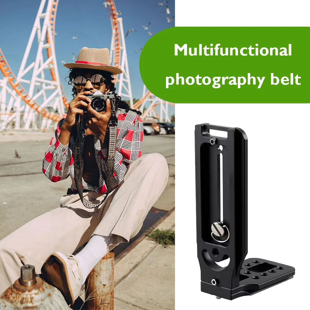 Universal Camera L Bracket Quick Release L Plate 1/4 Inch Screw Vertical Video Shooting Bracket for Canon Nikon Sony Fuji Camera