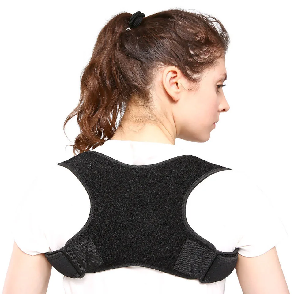 AOLIKES New Posture Corrector Spine Back Shoulder Support Corrector Band Adjustable Brace Correction Humpback Back Pain Relief