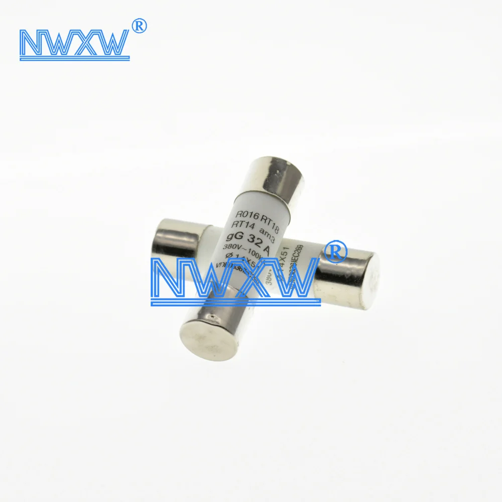 R016 tubular cylindrical cap fuse body 14 * 51 core fuse RT14-32A RT18-63A 500V