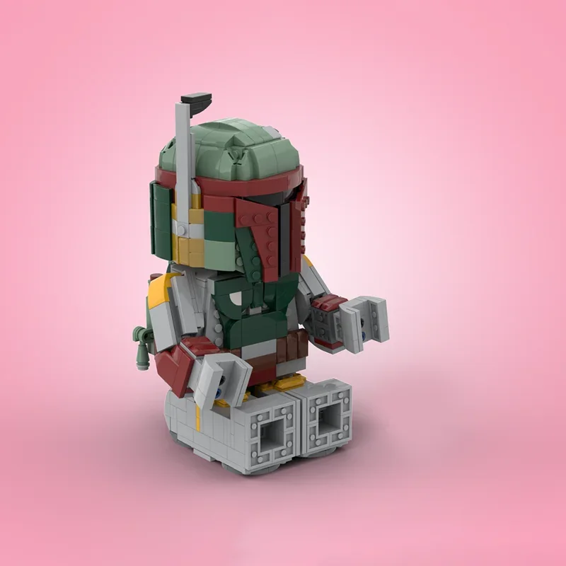 917pcs MOC Bounty Hunter Up Geschaald Minifiguurtje Modelbouw Kerstcadeau Blokken Architectuur DIY Idee Onderwijs Speelgoed Verjaardag