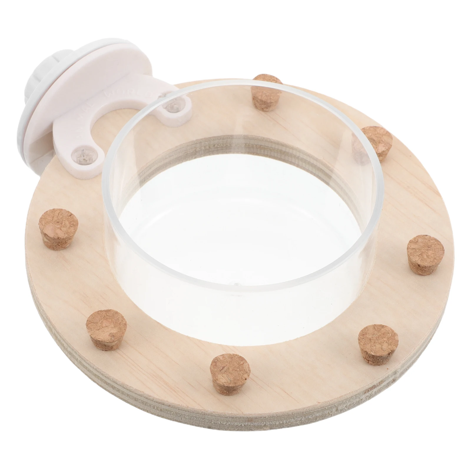 

1pcs Parrot Feeding Bowl: Anti-Spill Bird Food Water Dispenser For Cage Pets Easy Clean Transparent Design Budgie Conure Macaw