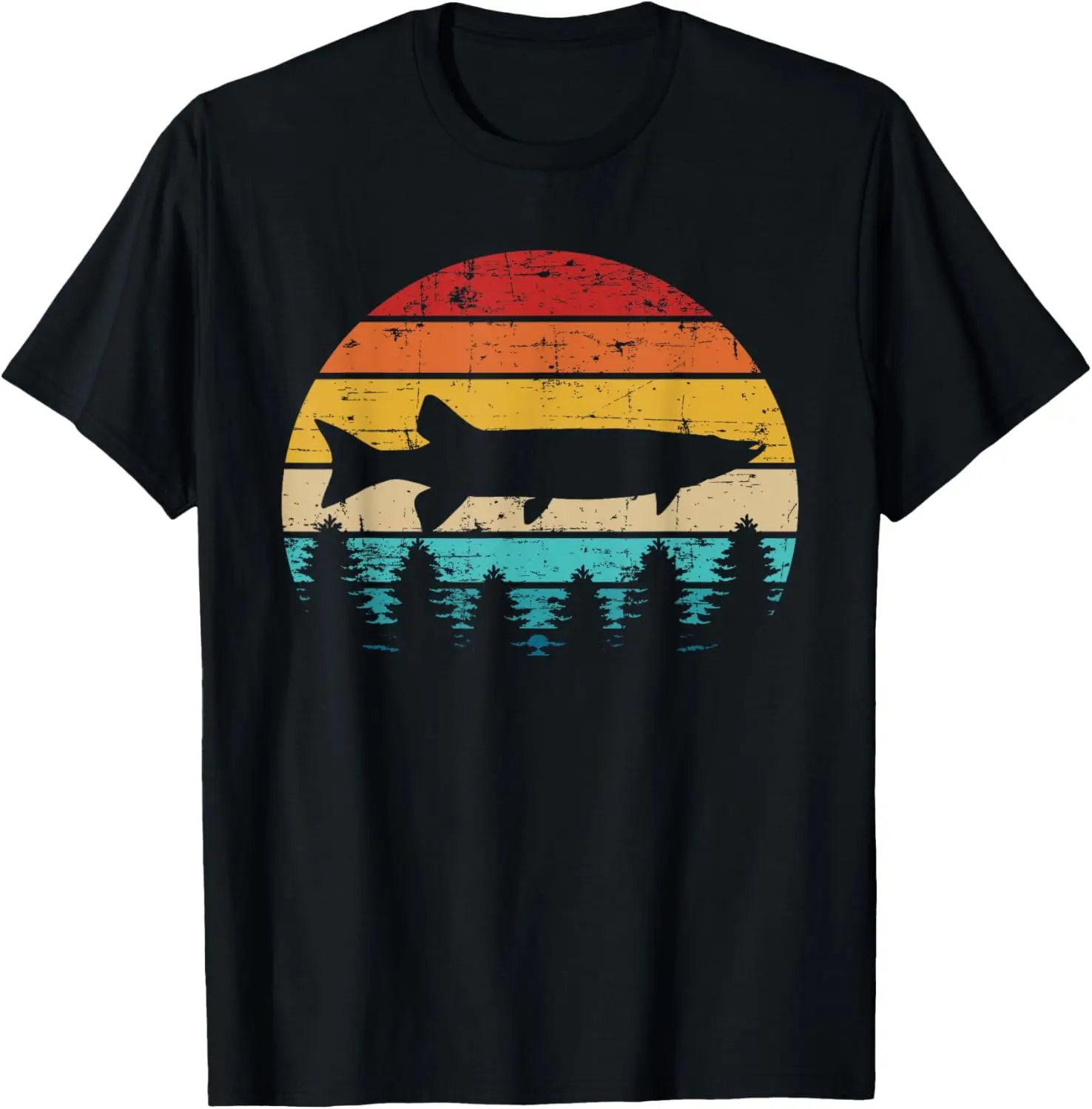 

Muskie fishing vintage retro T-Shirt