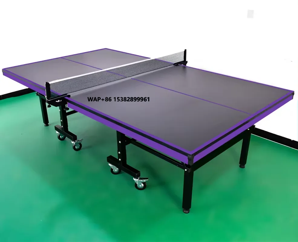 

Indoor Fitness Equipment Folding and Movable Table Tennis Table