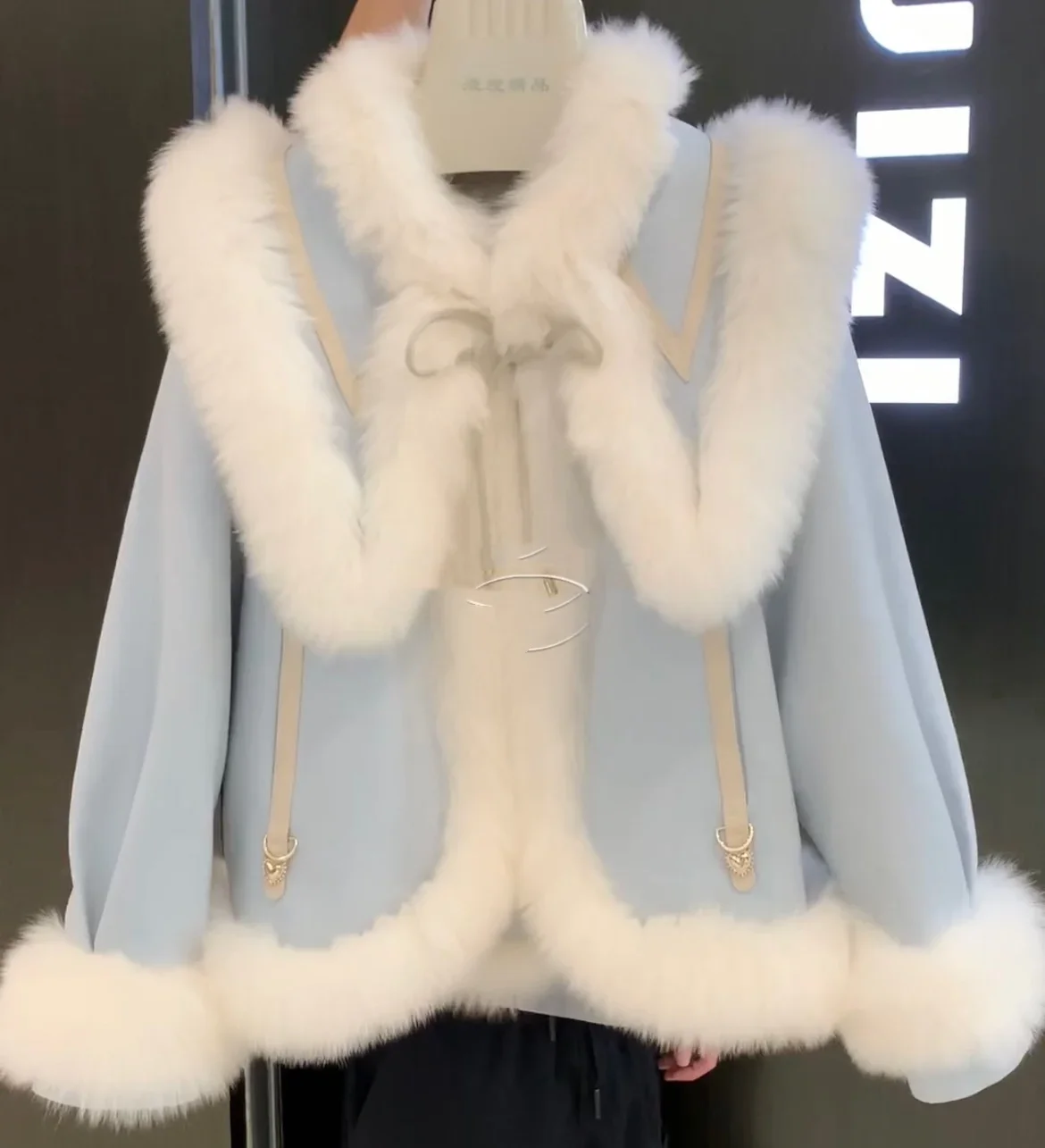 Real Fox Fur Coat Women 2023 New Autumn Winter Fluffy Jackets Haining Fashion Temperament Trendy Women's Clothing Office Lady1Pc