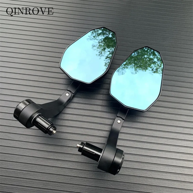 

17-22mm Bar End Mirror For Motorcycle Aluminum Alloy Mirror Universal For VOGE 525DSX 300AC Ducati 749 Aprilia Pegaso 650 SR50