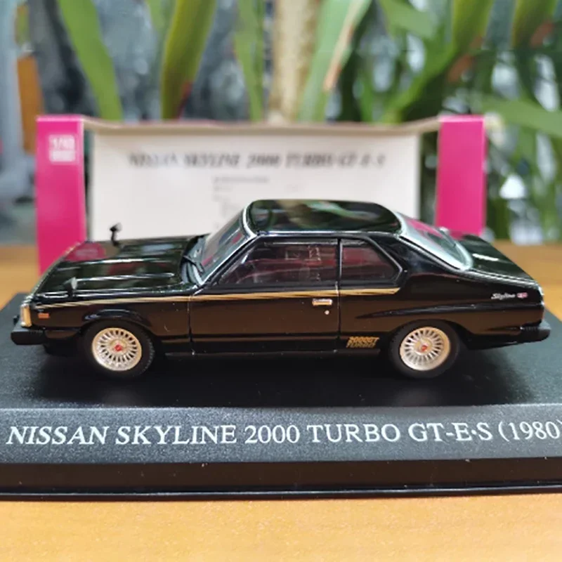 Diecast Metal Model Car 1/43 Scale for Skyline 2000 TURBO GT-E S 1980 Simulation Alloy Collection-Painting Defect