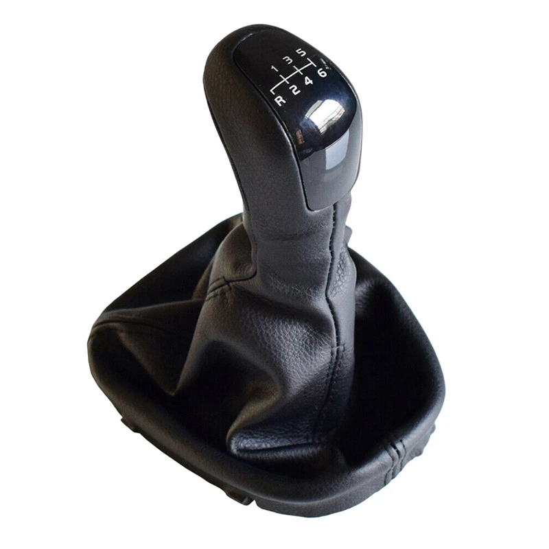 N31R_étui en Cuir de Pommeau de Levier de Vitesses à 6 Vitesses pour Mercedes-Benz Classe C D5F4 W203 #3