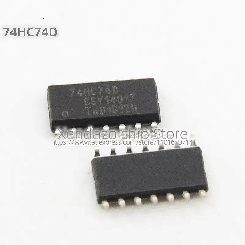 5pcs/lot 74HC74D 74HC74 SOP-14 package Original genuine Logic chip