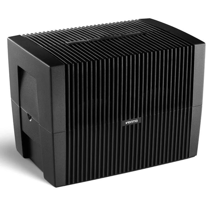 Humidifier Black - Filter-Free Evaporative Humidifier for Spaces up to 600 Square Feet,3 Gallons