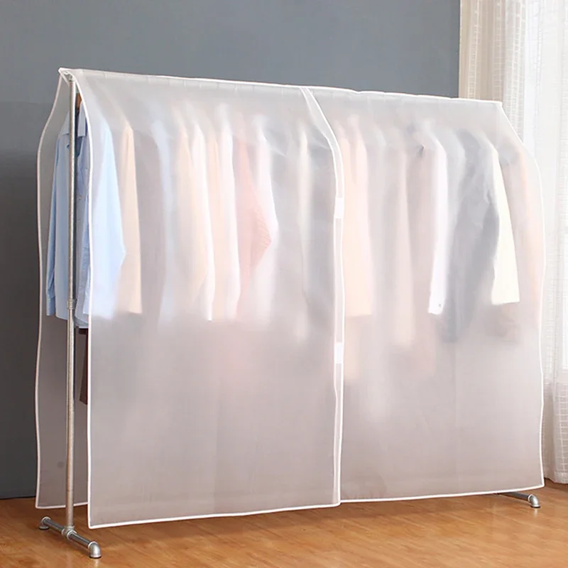 Garment Rack Cover Dustproof Hanging Clothes Protector Home Bedroom Closet Storage Cover Organizer for Suits Coats Sweaters