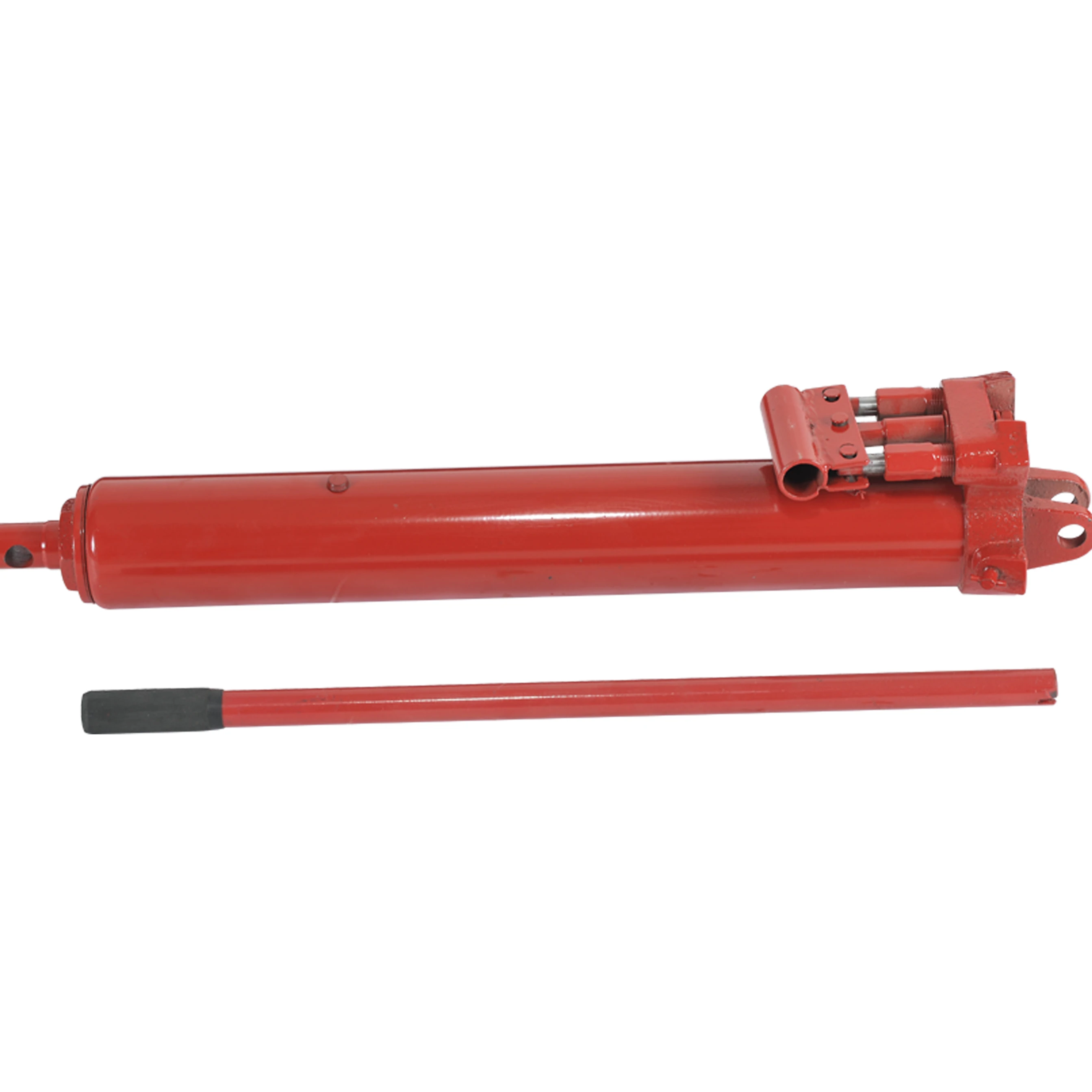 Chinese Manufacturer High quality 8 Ton Hydraulic Long Ram Jack Double Pumps Used For Engine Crane