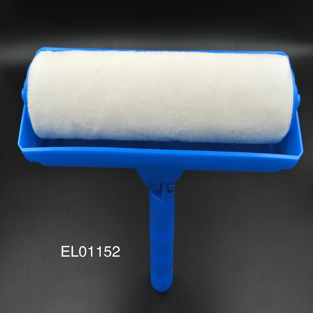 9'' Plastic Painting Sleeve Brush with Wool Roller Home Ceiling Decor