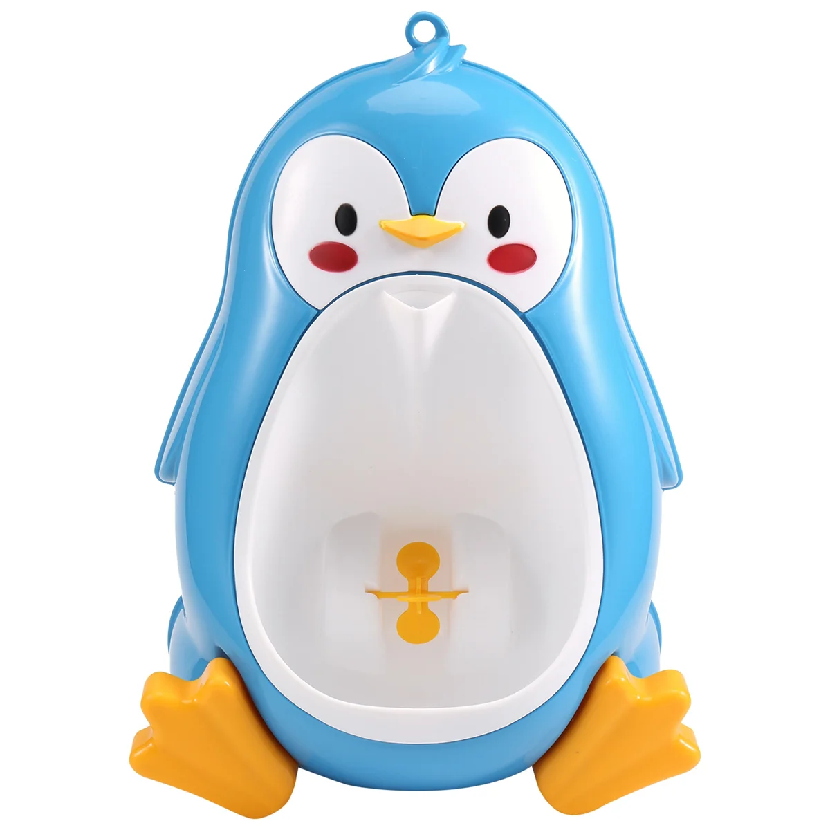 Toilet Toilet Toilet anak laki-laki, Toilet latihan Toilet Penguin berdiri vertikal untuk anak laki-laki dan balita pasang di dinding warna biru