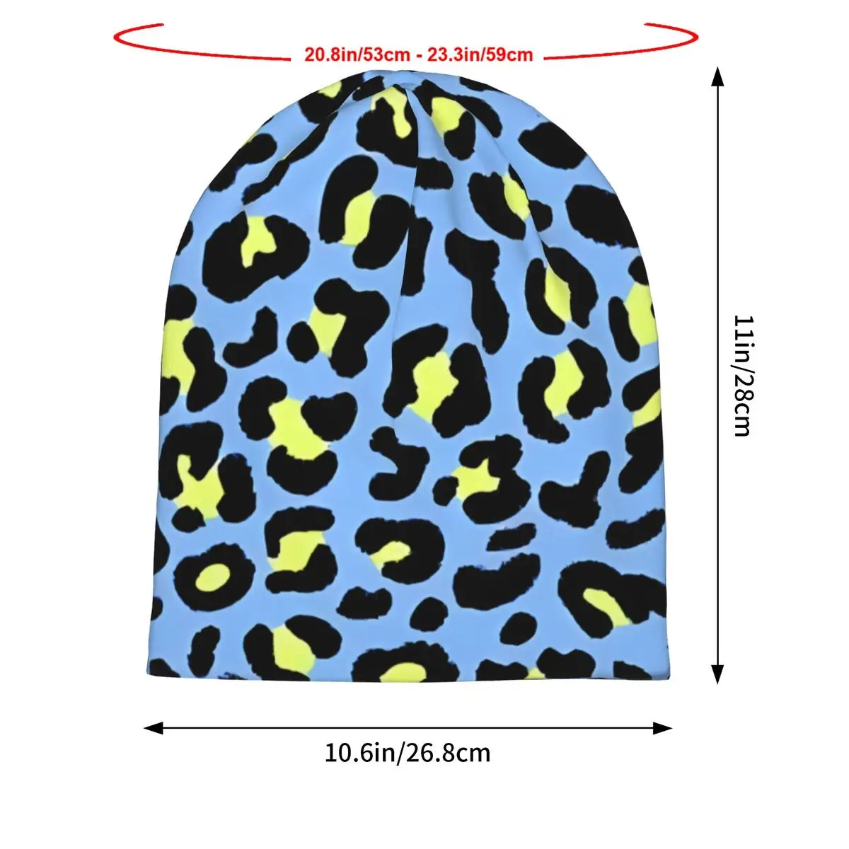 Boné unissex leopardo azul e verde, chapéus finos ao ar livre, chapéu de camada dupla, bonés respiráveis