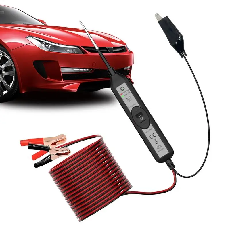 Probador de circuito, herramienta de buscador de disyuntor automotriz, probador eléctrico automático multifuncional, herramienta de buscador de cortacircuito seguro para coche