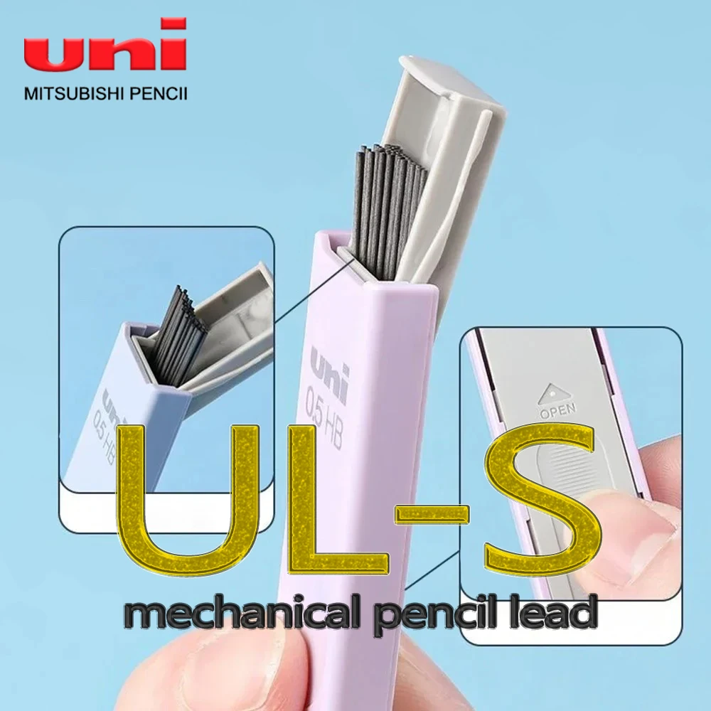 

1PC Japan Uni Mechanical Pencil Lead Antifouling UL-S 0.5mm HB Anti Scratch Dirty Lead Core Kawaii Stationery School Acsesories
